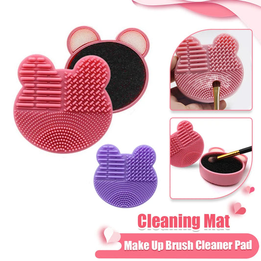 Silicone Makeup Brush Cleaning Pad – Scrubber Mat for Deep Cleaning